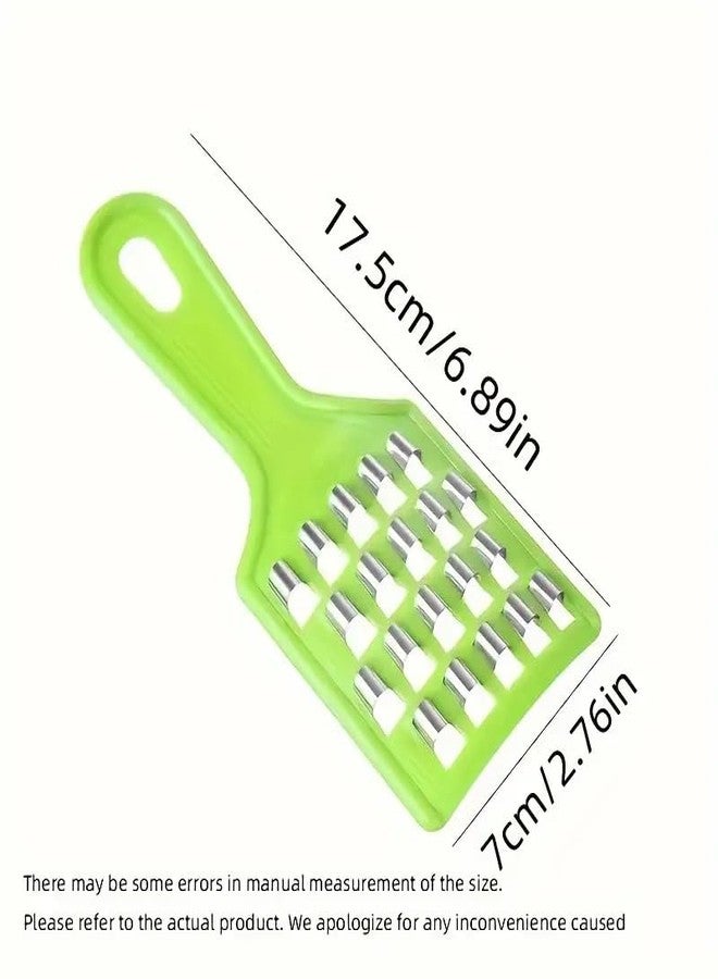 MEZON قطاعة خضراوات متعددة الأغراض من ميزون، قطاعة يدوية للمطبخ لتقطيع الملفوف والبصل والبطاطس والجزر والفواكه، محمولة للاستخدام في التخييم والنزهات الخارجية - Image 2